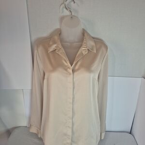 Womens Express Portofino Medium Slim Fit Blouse Top For Business Casual Workwear